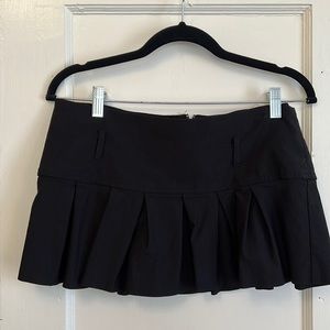Vintage pleated wet seal mini skirt